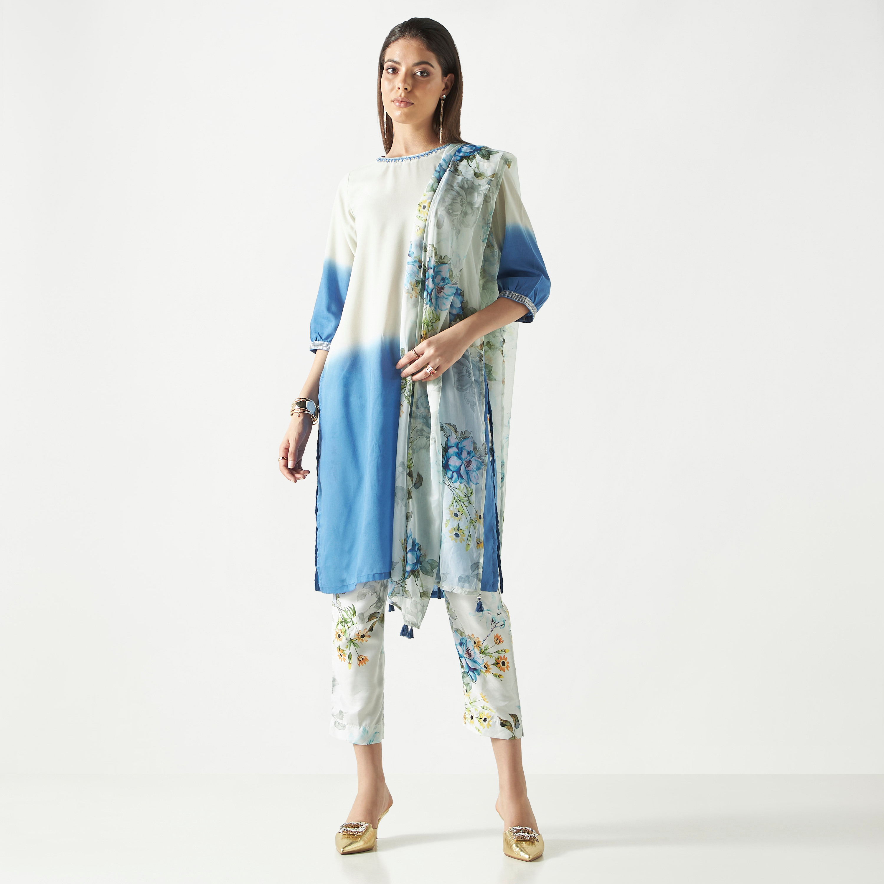 BIBA Women Salwar Suit Set – Designer Planet | Women salwar suit, Angrakha  style, Biba